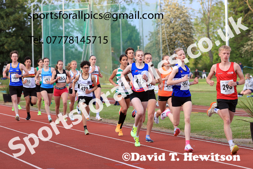 3000 metres, 2026 NEGP 2, Monkton Stadium, Wednesday, May 27th. Photo: David T. Hewitson/Sports for All Pics